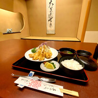 札幌かに家 本店 - 鶏ささみ天婦羅御膳　880円