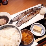 神楽坂 魚金 - 秋刀魚定食ダブル✨✨