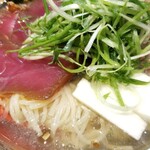 ラーメン巌哲 - 鮪塩冷やし