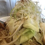 北海道らーめん小林屋 - 札幌らーめん野菜大盛りﾄｯﾋﾟﾝｸﾞ野菜