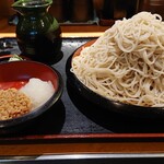 Sobadokoro Ooban - おろし納豆そば中盛り700円