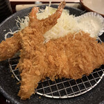 Katsufuji - えび・ロース定食