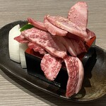 伊賀牛 焼肉 えん - こぼれ盛り焼肉