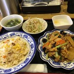 中華料理 謝謝 - 豚肉とキクラゲと卵炒め