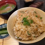 鉄板焼 浅草 KUDAKA - ガーリックライス