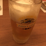 喜助 - 少し呑んでしまった。キンキンに冷えてます