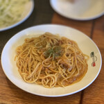 ウィンクル - アマトリチャーナ風