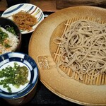 炭と蕎麦と酒 今なら - 蕎麦定食 850円 税別