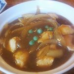 角平 - カレー丼ご飯少なめ７００円（2012/6）★★★★★