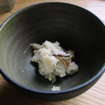 そば哲 - そば哲 「おから和え（サービス）」