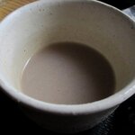 そば哲 - そば哲 「そば湯」
