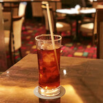 ザ・テラス - 本日のフレーバーティーはヘーゼルナッツでした。ヘーゼルナッツシロップはしっかり混ぜないと甘いです