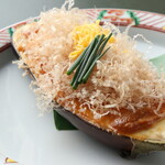 割烹仙岳 - 米ナスの田楽焼