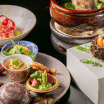 新近江別館 - 料理写真:湖国の恵みと全国のよりすぐりの素材を皿にこめたコース