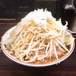 らーめん 虎丸 - ミニらーめん750円野菜、たまねぎ