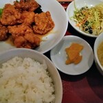 中華キッチン 桂林 - サービスランチA（鶏肉の唐揚げ南蛮ソースかけ）730円