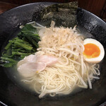 鷹楽 - 鶏清湯塩ラーメン
