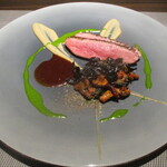 レストラン ラ フィネス - 鮑と鱧のブレゼ