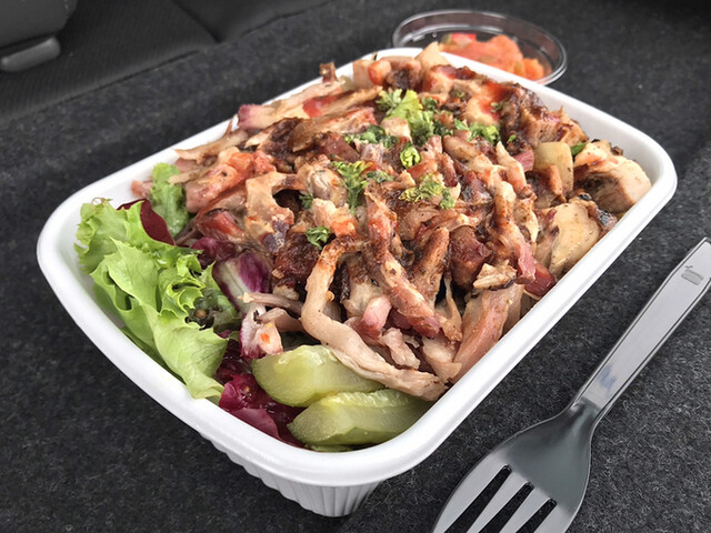 wood - *salsa over rice(pork)(1,000)