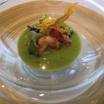 車海老のソテー　ハーブのソース