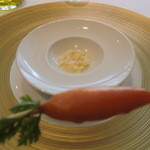 レストラン サンパウ - ミニ人参?とリゾット?