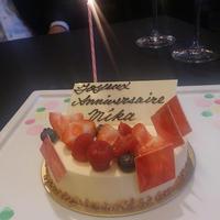 ガストロノミー ジョエル・ロブション - バースデーケーキ♪(別途￥4000ｯ!!!)