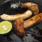 鳥茂 - 松茸焼き