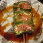 鳥茂 - ピーマン肉詰め