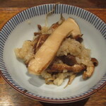 鳥茂 - 松茸などの茸ご飯