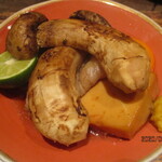 鳥茂 - 松茸のせ黒豚すき焼き