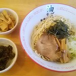 Shizuoka Abura Soba Hompo - 油そば(メンマ＆辛子高菜)