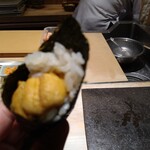 寿し おおはた - 雲丹の手巻き