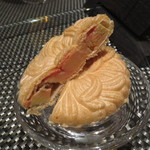 レストラン バカール - ランド産フォアグラとリュバーブの最中