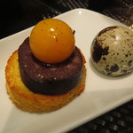 レストラン バカール - 冷凍玉子とブーダン・ノワールのプティ・デジュネ2