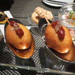 レストラン バカール - バスク豚のアメリカンドッグ