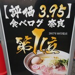 麺屋NOROMA - 食べログ100名店以外の受賞の証２