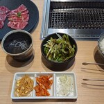 Yakiniku Kuroda - カルビ＆ハラミ定食 1,000円