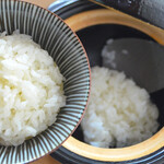 Shokurakuan Houtoku - 新米。炊立て土釜ごはん