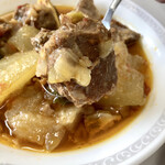 ユズフザイハラール - しっかり煮込まれた冬瓜柔らかで味もプラオ同様に塩梅弱めで最高⤴