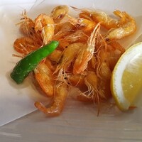 菊屋 - 川海老の唐揚げ