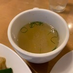 南海飯店 - かたい焼ソバのスープ