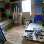 天海珈琲 - 店内にあるアトリエ