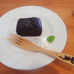 まちなか交流館 ATERA cafe - おからのガトーショコラ　甘さひかえ目で、ほどよくビター