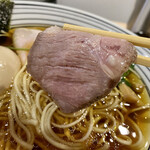 清湯醤油 ほし乃 - 味玉醤油そば@1,000円(税込)のローストポーク