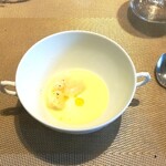 La Brianza - キッキ(小さなニョッキ)の発酵バターのソース、ふんわりもちもちしてて口どける。香りのいい軽やかさもある発酵バターソースと、とろけるおいしさ♡