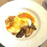 La Brianza - キノコたっぷりチーズソースとろとろ卵、からの、このあとサマートリュフすりすりたっぷり♡