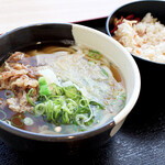 大津サービスエリア 上り線 フードコート - 京風肉うどん