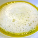 オーベルジュ・ド・リル - 南瓜のポタージュを接写