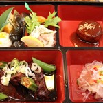 かごしま黒豚 六八亭 - 松花堂膳850円