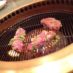 焼肉 大喜 - 特上ハラミ（1400円）2012年6月